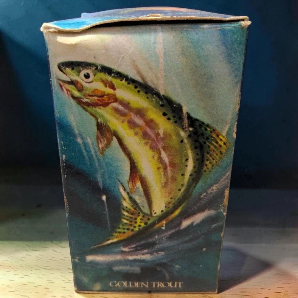 VTG Avon Angler Windjammer After Shave Fishing Reel Bottle Boxed Full 5oz 70s